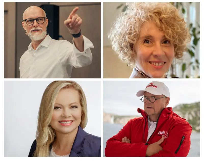 Unser Coaching-Team: Hanno Fecke, Dirk Schink, Caroline Ulitzsch und Justine Carl